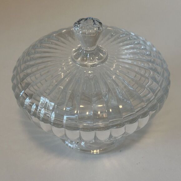Cristal D'Arques Carrousel 4 1/2" Candy Dish 24% Genuine Lead Crystal Paris - Picture 14 of 16